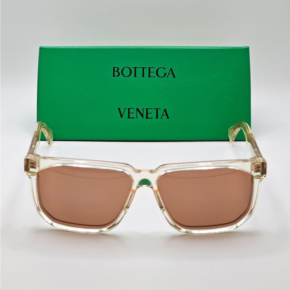 Bottega Veneta Men’s 57mm Tan Sunglasses